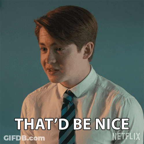 Young Man In White Shirt And Tie Says Be Nice GIF