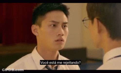Young Man In White Shirt And Tie Talking GIF