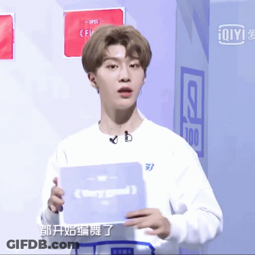 Young Man In White Shirt Holding Paper Saying Very Good GIF