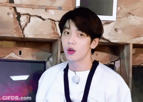 Young Man In White Shirt With Black Lanyard GIF
