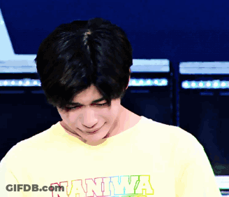 Young Man In Yellow Shirt Saying Naniwa GIF