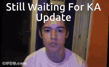 Young Man Looking At Camera Still Waiting For KA Update GIF