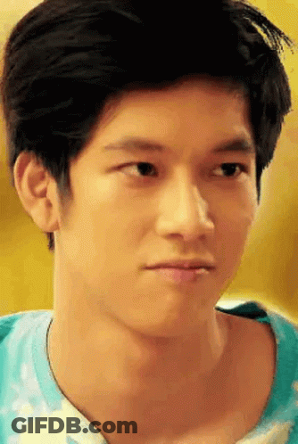 Young Man Making Funny Face GIF