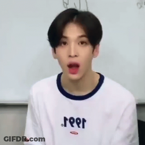 Young Man Making Funny Face GIF