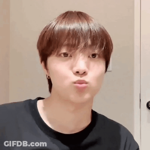Young Man Making Funny Face GIF