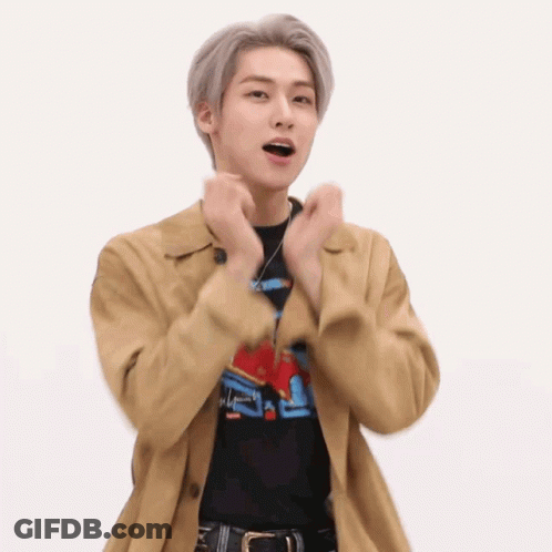 Young Man Making Heart Shape GIF