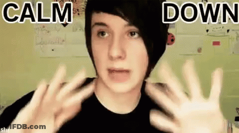 Young Man Making Peace Sign In Black Shirt GIF