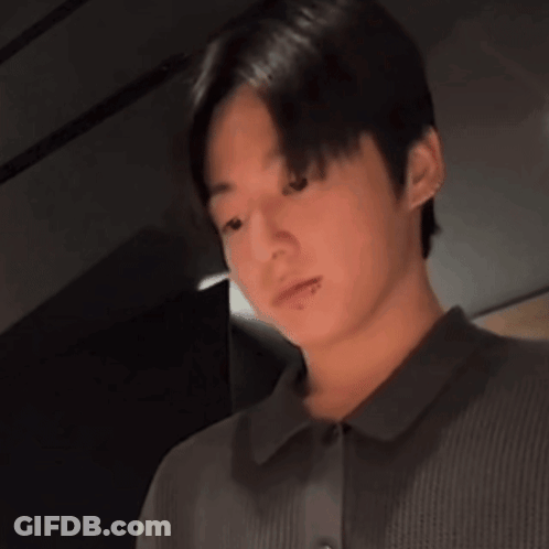 Young Man Piercing Making Face GIF