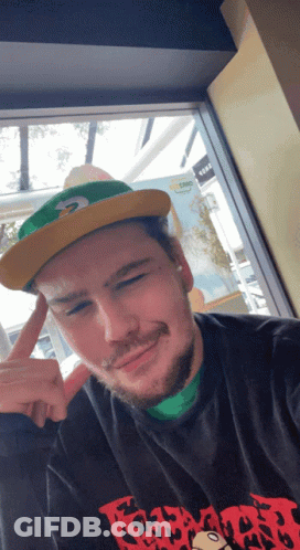Young Man Playing Hype Chicken Dance GIF