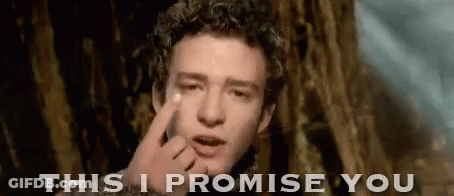 Young Man Pointing At Face Saying This I Promise You GIF