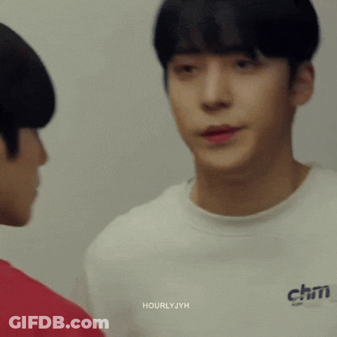 Young Man's Face With Hourlyjyh GIF