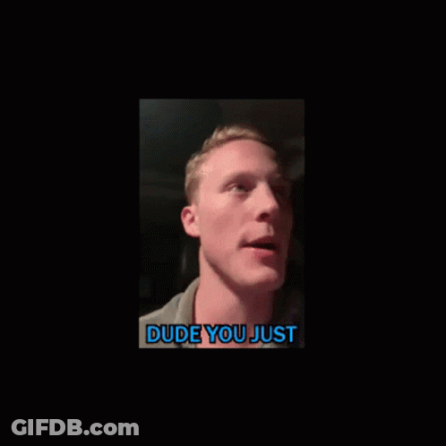 Young Man Saying For F***ing GIF