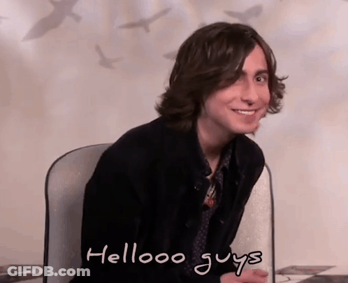 Young Man Saying Hellooo Guys GIF