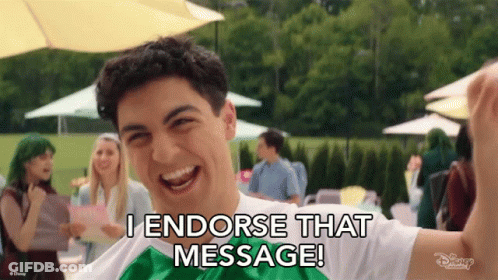 Young Man Saying I Endorse That Message GIF