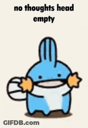 Young Man Saying I Feel So Empty In Blue GIF