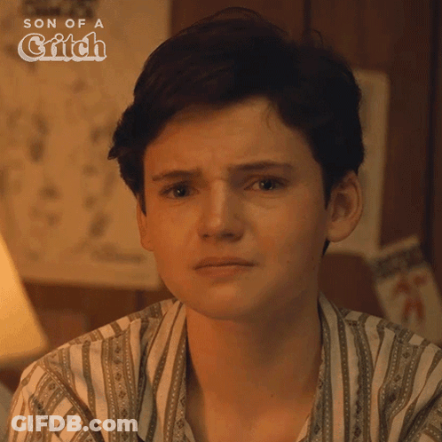 Young Man Saying I'm Scared GIF