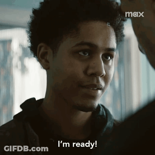 Young Man Saying Im Ready GIF