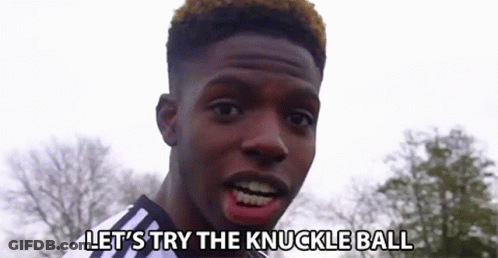 Young Man Saying Let's Try The Knuckle Ball GIF