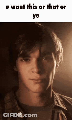 Young Man Saying U Want This Or That Or Ye GIF
