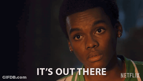 Young Man Says Its Out There Netflix Advertisement GIF