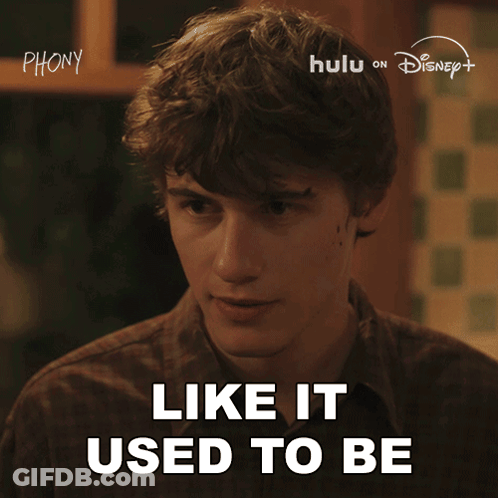 Young Man Says Like It Used To Be Disney Advertisement GIF