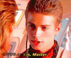 Young Man Says Yes Master To Woman GIF