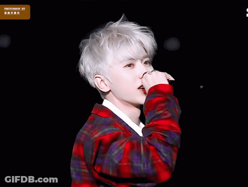 Young Man Singing Into Microphone GIF