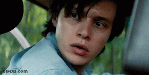 Young Man Sitting In Car Back Seat GIF