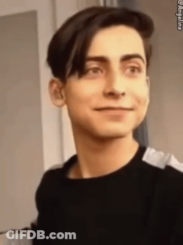 Young Man Slight Smile GIF