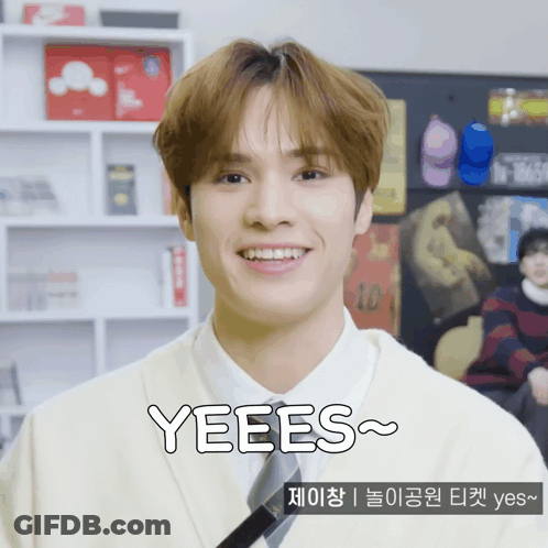 Young Man Smiling Says Yeees GIF