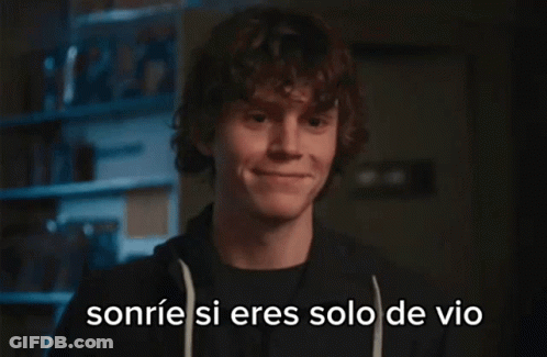 Young Man Smiling Sonrie Si Eres Solo De Vio GIF