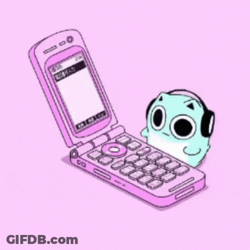 Young Man Talking On Cell Phone Smiling GIF