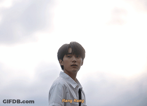 Young Man Under Cloudy Sky Rang Rang GIF