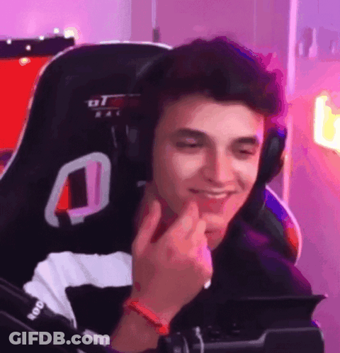 Young Man Wearing Headphones Making Funny Face GIF