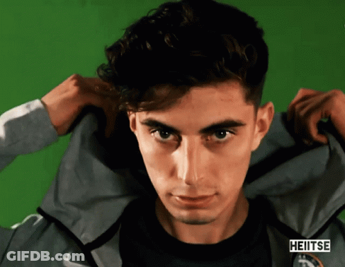 Young Man Wearing Heitse Shirt GIF