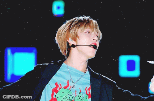 Young Man Wearing Microphone And I'm A Winner Shirt GIF