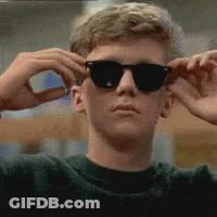 Young Man Wearing Sunglasses And Green Sweater GIF