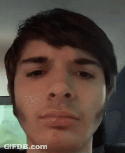 Young Man With Beard Looking GIF