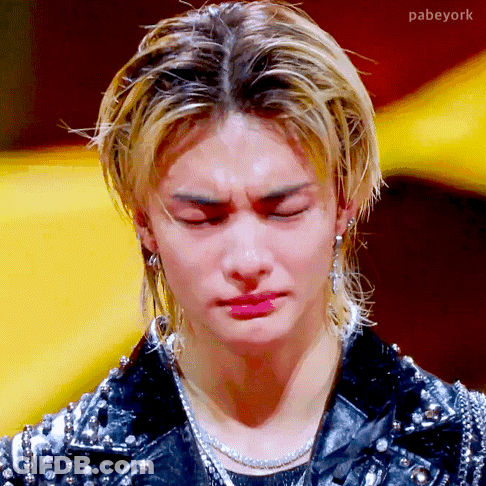 Young Man With Eyes Closed GIF