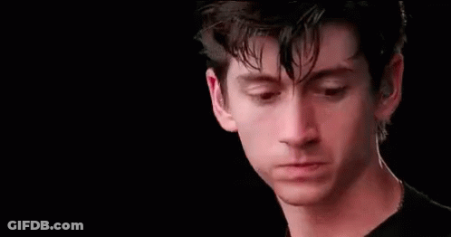 Young Man With Eyes Closed GIF