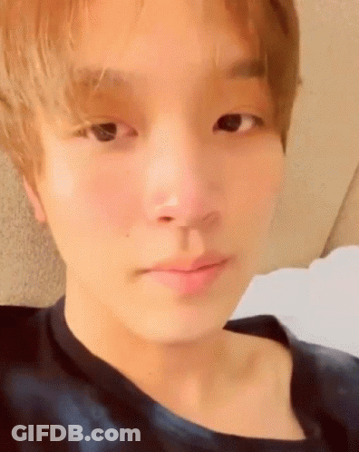 Young Man With Eyes Closed And Mouth Open GIF