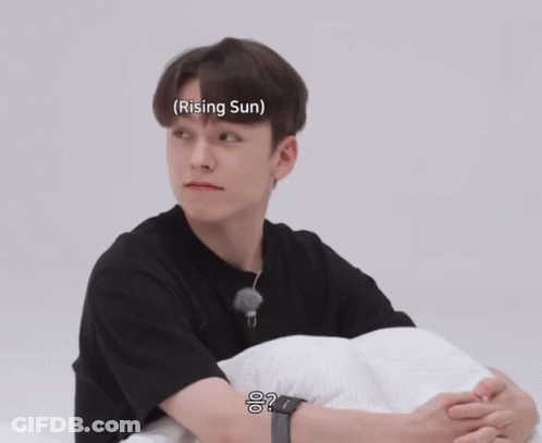 Young Man With Eyes Closed Rising Sun GIF