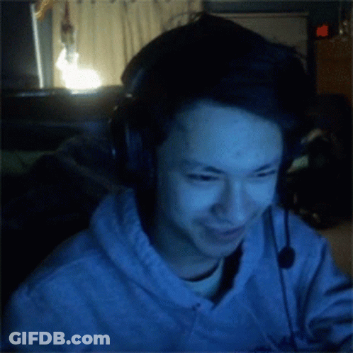 Young Man With Headphones And Microphone GIF
