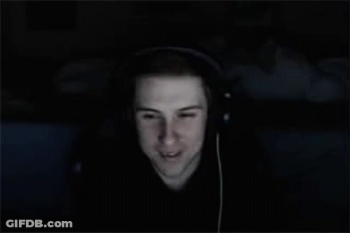 Young Man With Headphones Smiling GIF