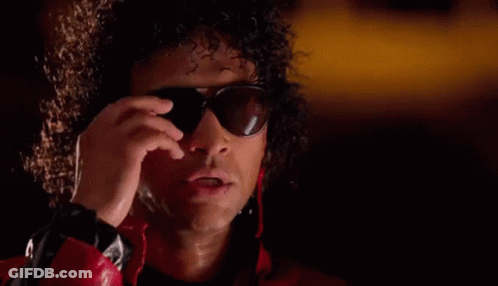 Young Man With Headset Making Funny Face GIF