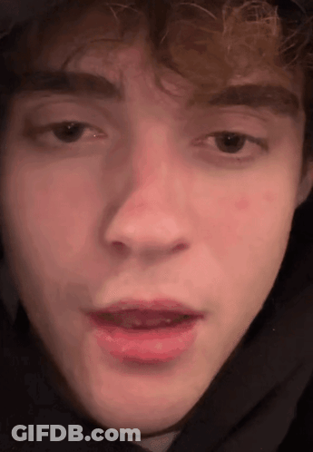 Young Man With Hood GIF