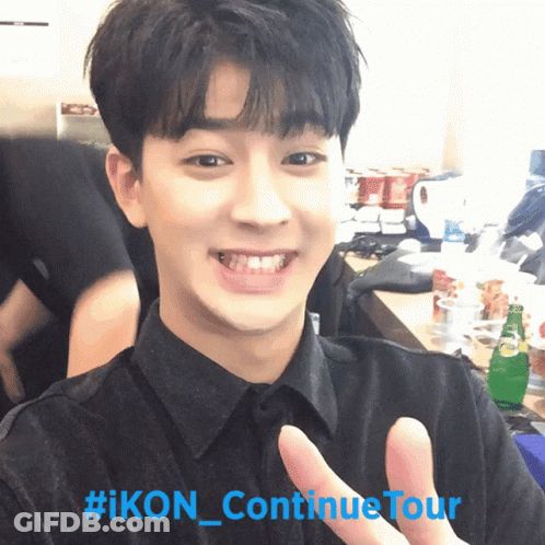 Young Man With #Ikon_continuetour GIF