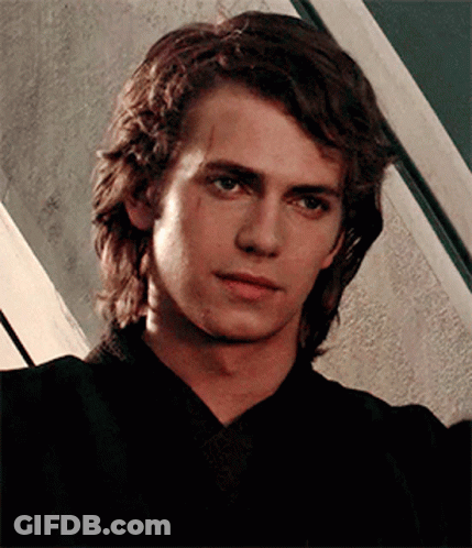 Young Man With Long Hair Close Up GIF