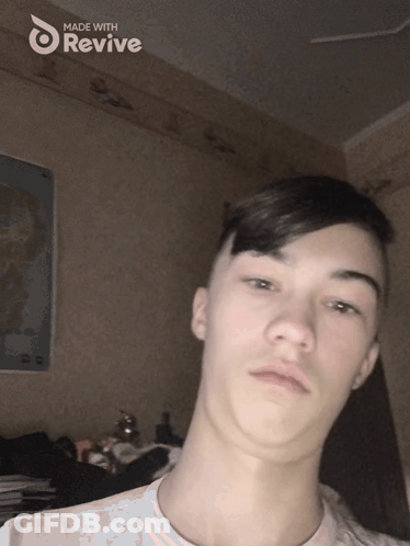 Young Man With Made With Revive GIF
