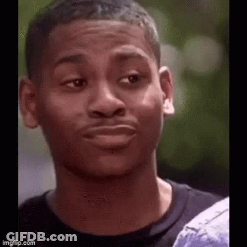 Young Man With Open Mouth Making Funny Face GIF